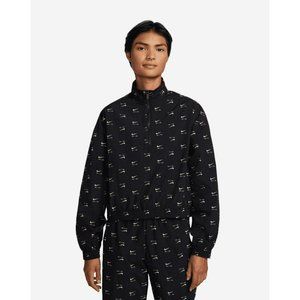 NEW NSW DV8066-010 Women's Quarter-Zip Air Fleece Hoodie and Pants (Set) Black